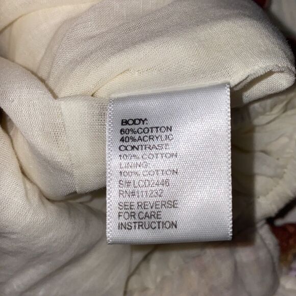 Lucca Thessa Off White Multi Knit Shift Dress Size Largw - Picture 11 of 14